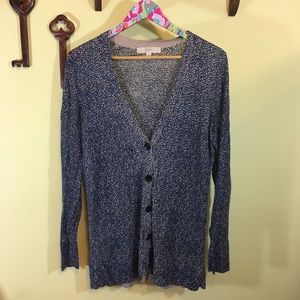 Loft Speckled Blue Sweater